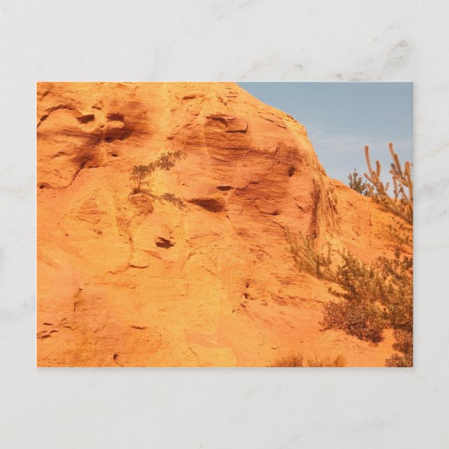 Les Ocres du Roussillon Postkarte (Vorderseite)