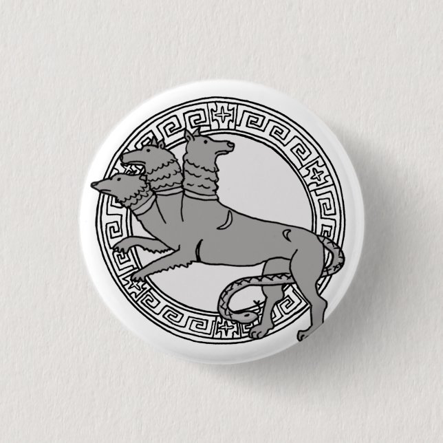 Les Olympiens ! badge de symbole Hadès / Pluto (Devant)