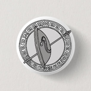 Les Olympiens ! Symbole Ares / Mars badge