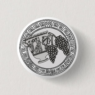 Les Olympiens ! Symbole Dionysos/Bacchus badge