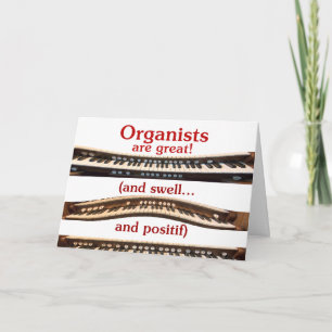 Les organisateurs sont une grande carte d'annivers