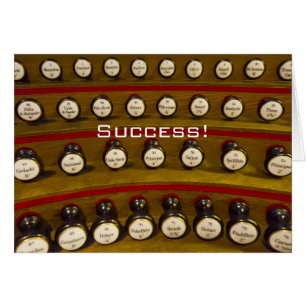 Les organistes ne peuvent pas s'arrêter carte