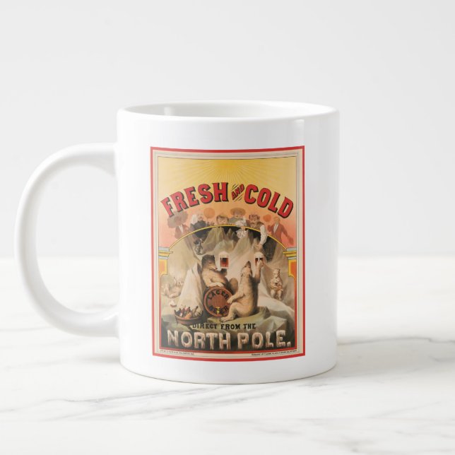 Les Ours Polaires Apprécient Les Mugs De Bière Lag (Gauche)