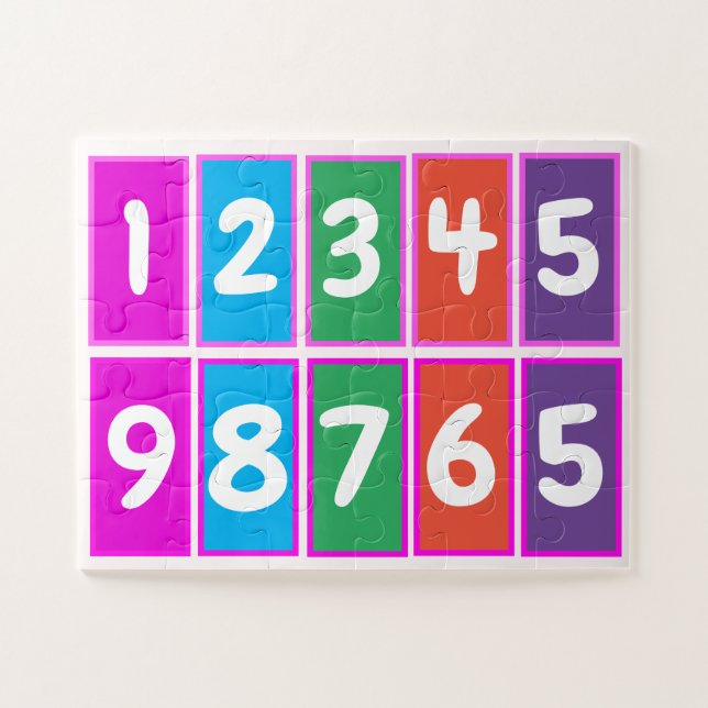 Les paires mathématiques précoces de dix puzzle (Horizontal)