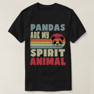 Les Pandas Sont Mon Esprit Animal T-Shirt