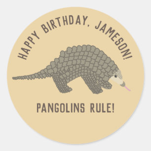 Les Pangolins ont personnalisé des autocollants