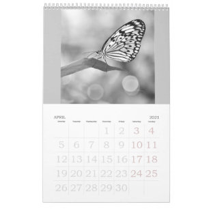 Les papillons sont toujours libres - un Calendrier