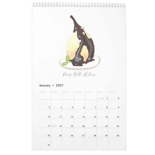 Les Pâtisseries Françaises Kalender (Jan 2027)