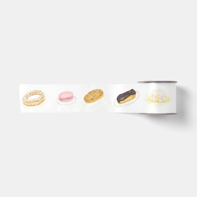 Les pâtisseries françaises Ribbon Satinband (Vorderseite)