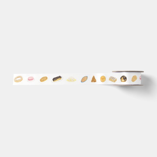 Les pâtisseries françaises Ribbon Satinband (Vorderseite)