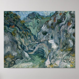 Les Peiroulets Ravine Van Gogh Poster