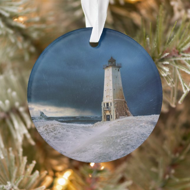 Les phares | Frankfort Lighthouse Lake Michigan (Arbre)