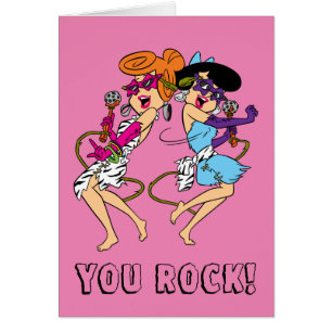 Les Pierrafeu   Wilma & Betty Rock Stars