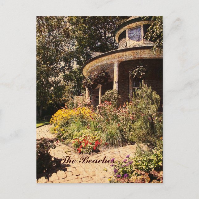 Les plages, la maison de jardinier, carte postale  (Devant)