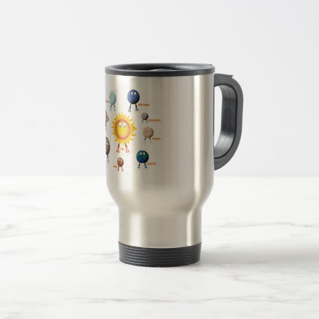 Les planètes et le système solaire Café Mug (Devant droit)