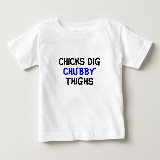 Les poussins creusent le T-shirt potelé de cuisses (Devant)