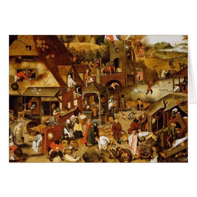 Les proverbes flamands (Devant horizontal)