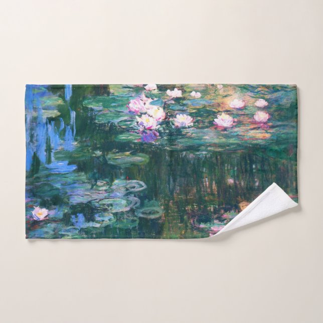 Les puits de Claude Monet (Serviette à main)