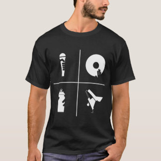 Les quatre éléments du T-shirt classique hip-hop