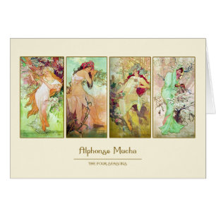 Les quatre saisons, Alphonse Mucha