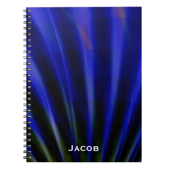 Les rayons bleus ont personnalisé le carnet (Devant)