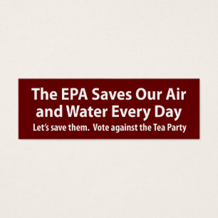 Les républicains veulent arrêter l'EPA ?