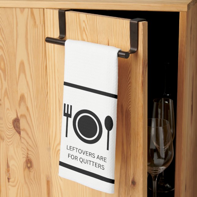 Les Restes Sont Pour Les Quitters Serviettes De Cu (Pliage en tiers)