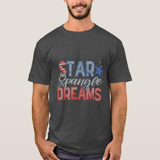 Les rêves étoilés : Un T-shirt patriotique (Devant)