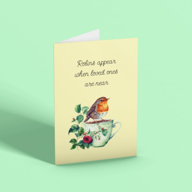 Les Robins Apparaissent Une Carte De Sympathie (Créateur téléchargé)