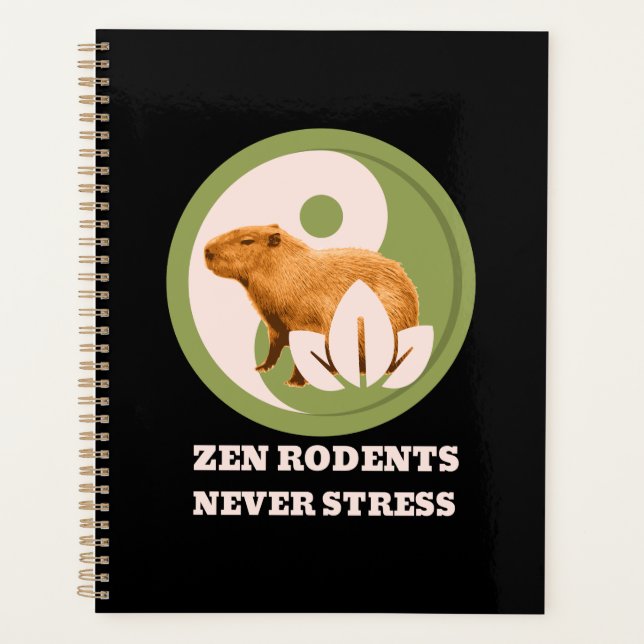 Les rongeurs Zen ne stressent jamais Capybara (Devant)