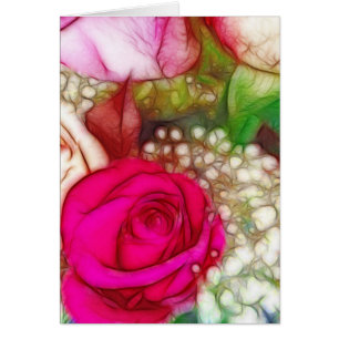 Les roses sont Roses Rouges Fuschia Artistique & U