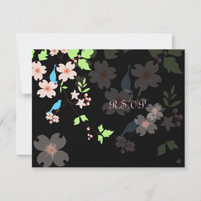 Les RSVP de Love Birds nécessitent des invitations (Devant)