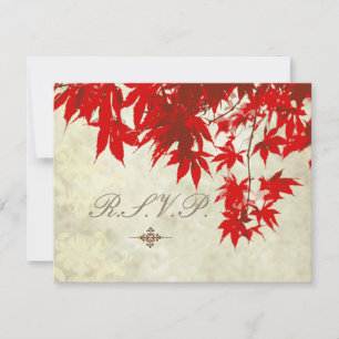 Les RSVP Red Maple nécessitent des invitations de 