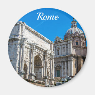 Les ruines du Forum Romain à Rome, Italie Magnet