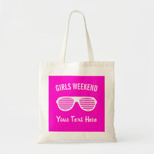 Les sacs fourre-tout de week-end des filles roses