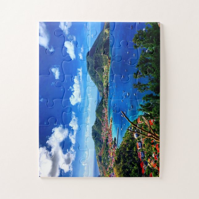 Les Saintes Bay Guadeloupe Puzzle (Vertical)