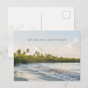 Les Salines Strand Martinique Malerische Reise Postkarte
