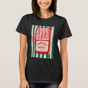 Les Sardines Fischer Ästhetik Küsten Sardine S T-Shirt