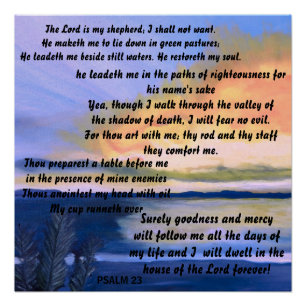 LES SEIGNANTS PRIENT Poster brillant