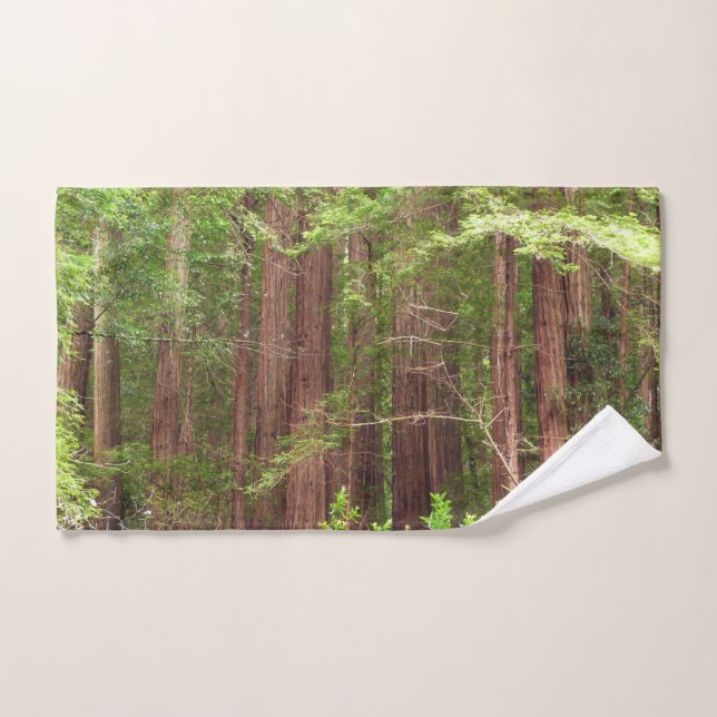 Les séquoias au monument national de Muir Woods (Serviette à main)