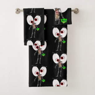 Les serviettes de bain fixent l'Halloween