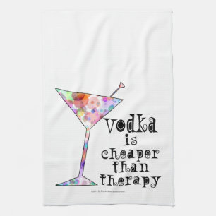 LES SERVIETTES DE BARRE DE COCKTAIL, VODKA EST