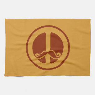 Les serviettes de cuisine personnalisées Peace Sta