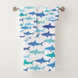 Les silhouettes des requins
