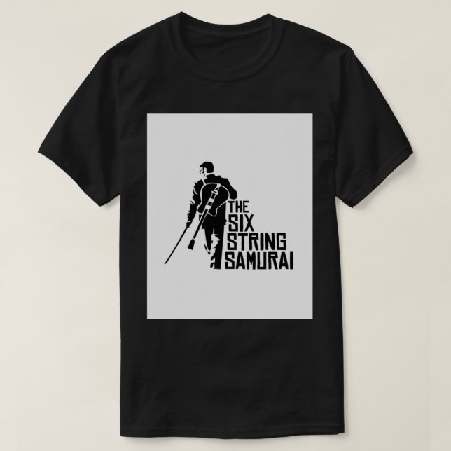 Les six cordes Samurai Graphic T-Shirt (Design devant)