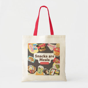 Les Snacks Sont Sac fourre-tout De Repas - Funny B