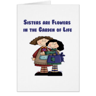 Les soeurs sont des fleurs dans le jardin de la