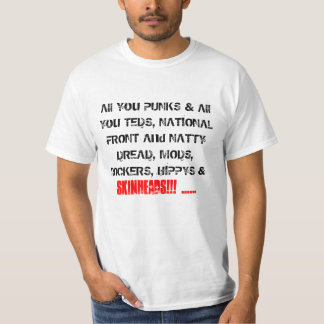 LES SPECIALS FONT LE T-SHIRT DE SKINHEAD DE CHIEN