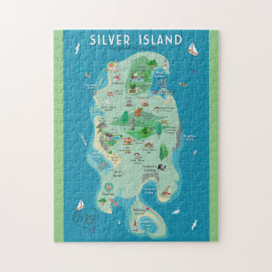 Les Steeles sur Silver Island Jigsaw Puzzle