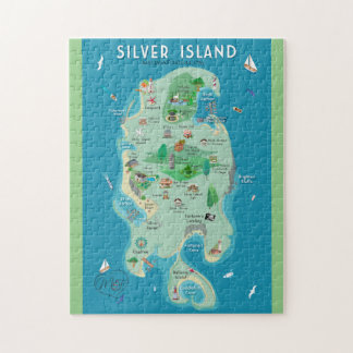 Les Steeles sur Silver Island Jigsaw Puzzle
